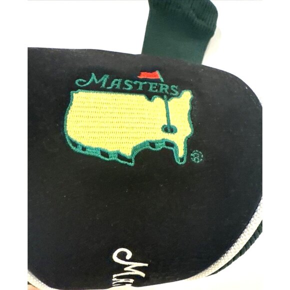 Rare August National ANGC Masters Golf Club Cover Green/Black Knit Base - Picture 2 of 3